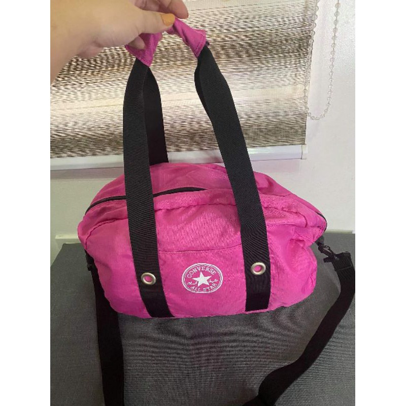 Pink converse on sale duffle bag