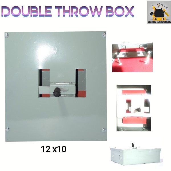 Double Throw Safety Switch Box with Sliding Bar Shopee Philippines