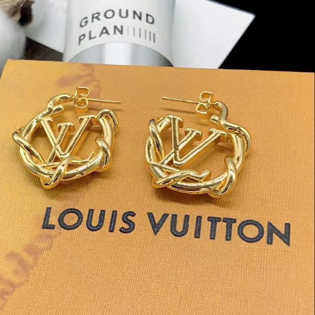 Louis Vuitton Garden Louise Hoop Earrings WlPV