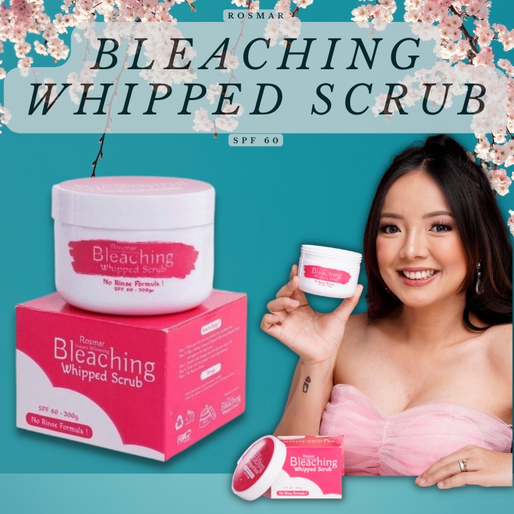 ROSMAR Bleaching Whipped Scrub SPF 60 Dark Spot Remover Body Scrub