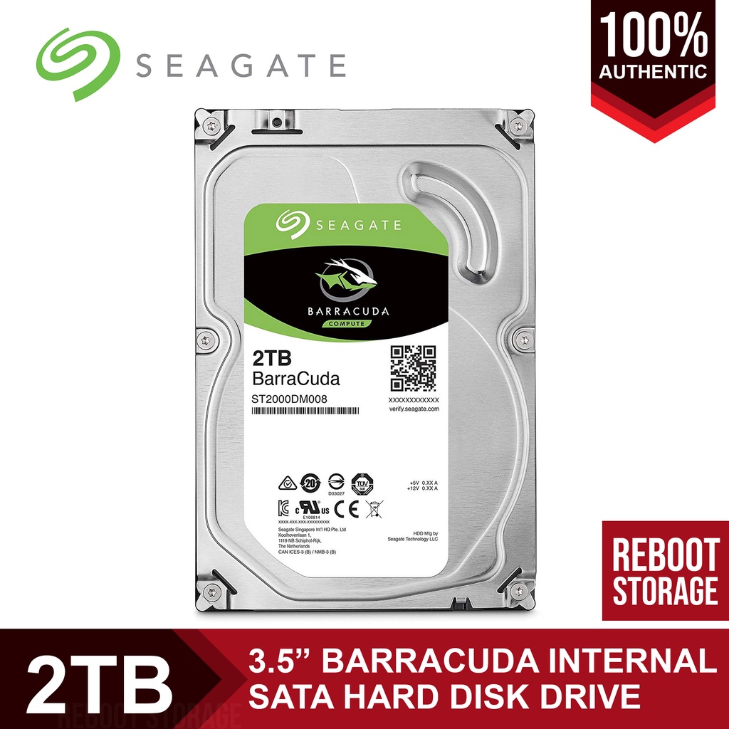 Seagate 1tb Sata Barracuda St1000dm010 Internal Hard Disk Drive 35 Shopee Philippines 3149