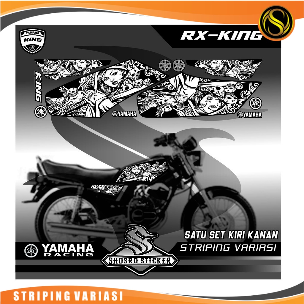 Rx KING MOTORCYCLE STICKER STRIPING UNIVERSAL SIMPLE VARIATIONS ...