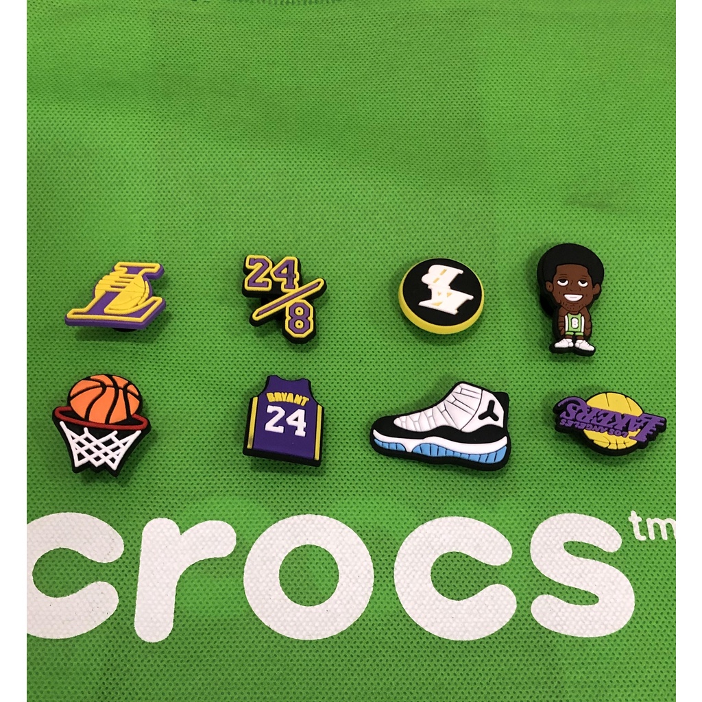 Kobe bryant croc discount charms