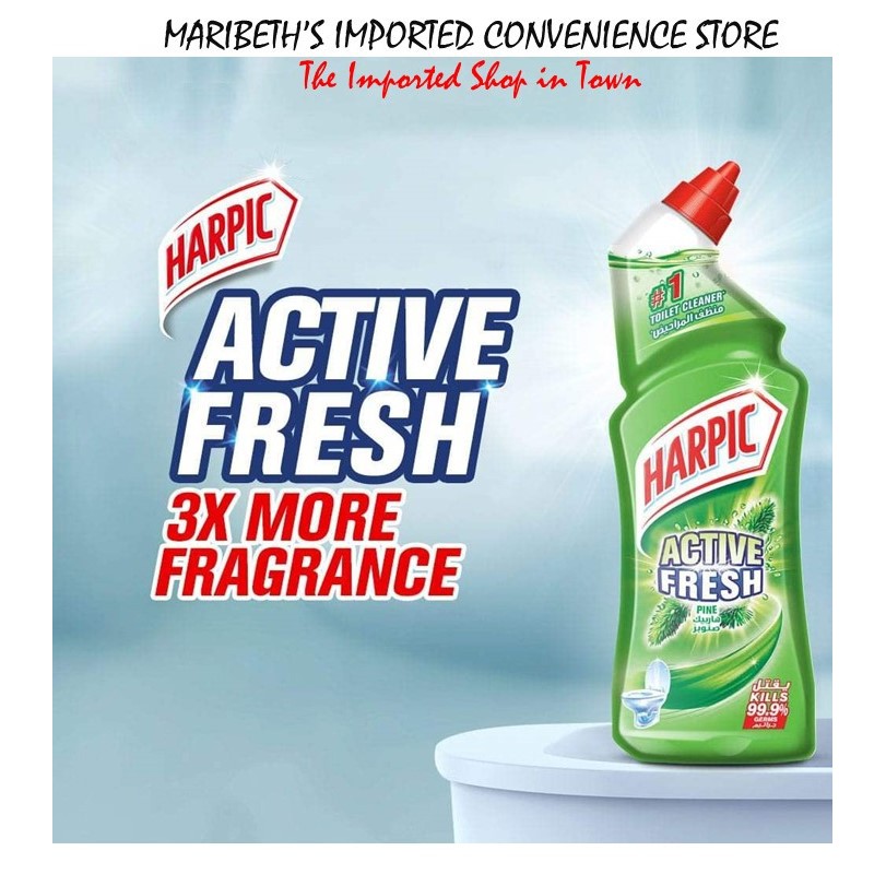 Harpic Toilet Cleaner Liquid Active Fresh Pine 750ml Shopee Philippines