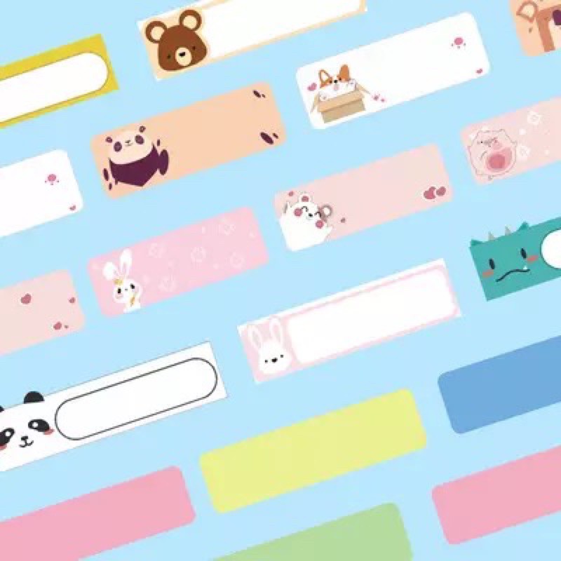 Phomemo D30 colored design label stickers! | Shopee Philippines