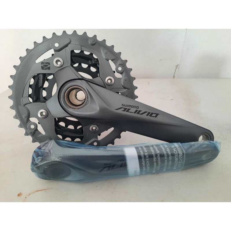 Shimano alivio hot sale chainset