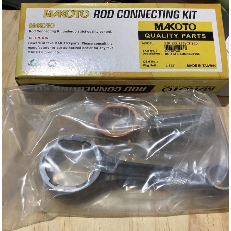 ROUSER 135/CT150 CONNECTING ROD KIT MAKOTO | Shopee Philippines
