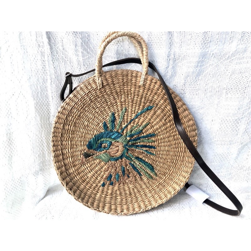 round abaca bag, handmade, sling bag | Shopee Philippines