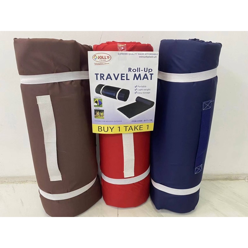 Jolly Travel mat foldable foam ORDINARY FOAM single size 24*70 Shopee