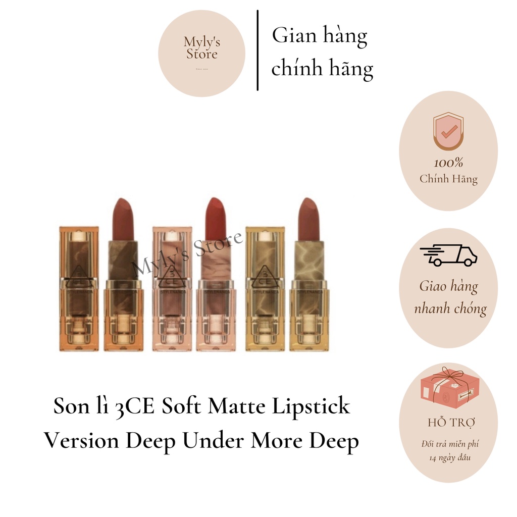 Shop 3ce lipstick soft matte for Sale on Shopee Philippines