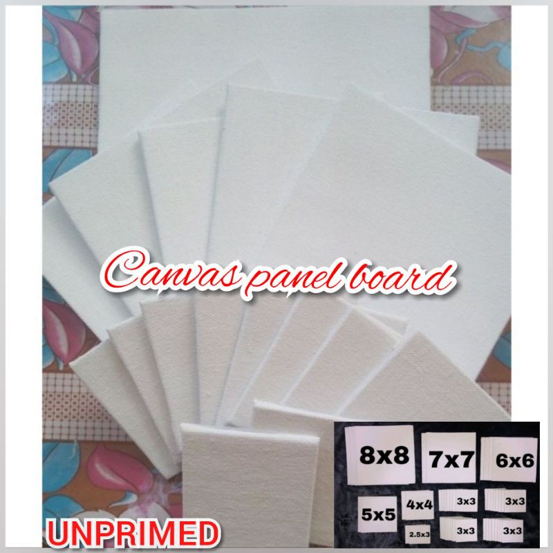 UNPRIMED Canvas panel board | Shopee Philippines
