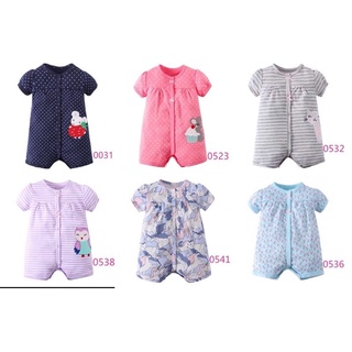 🆕Little Angels 1pc Newborn Baby Infant Cotton Short Sleeve Jumpsuit ...