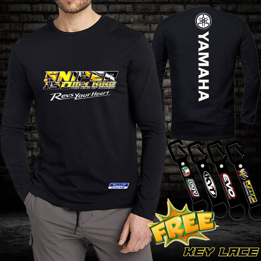Yamaha Motorcycle long sleeves drifit - FREE KEY LACE | Shopee Philippines
