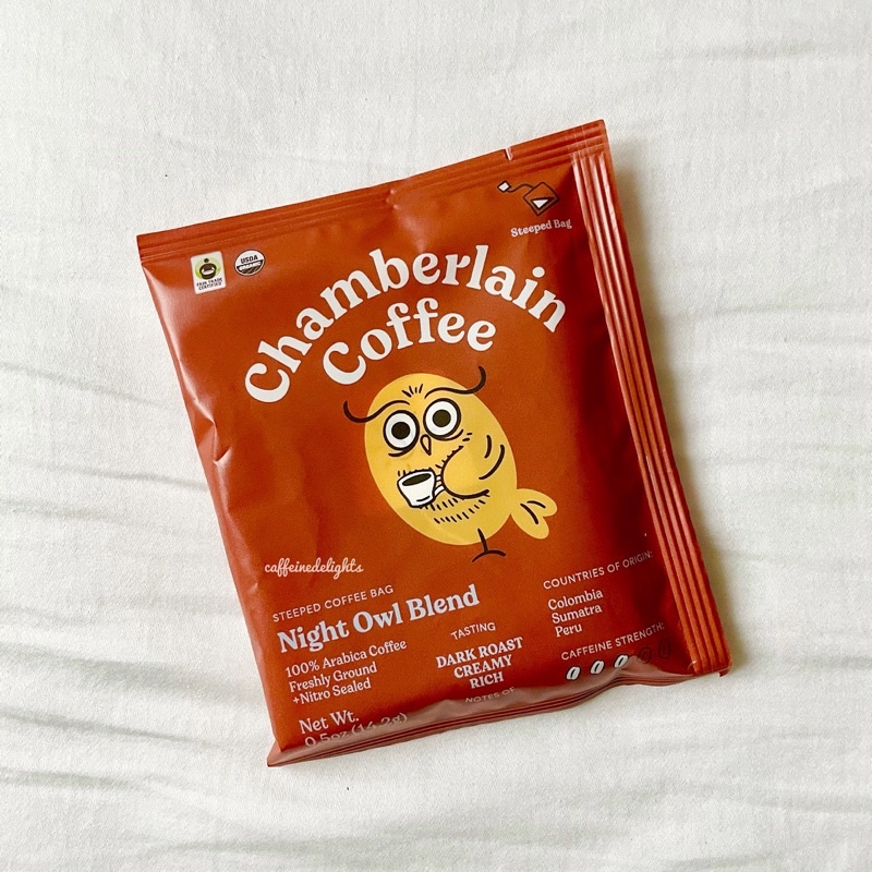 Chamberlain Coffee Night Owl (Ground) Dark Chocolate