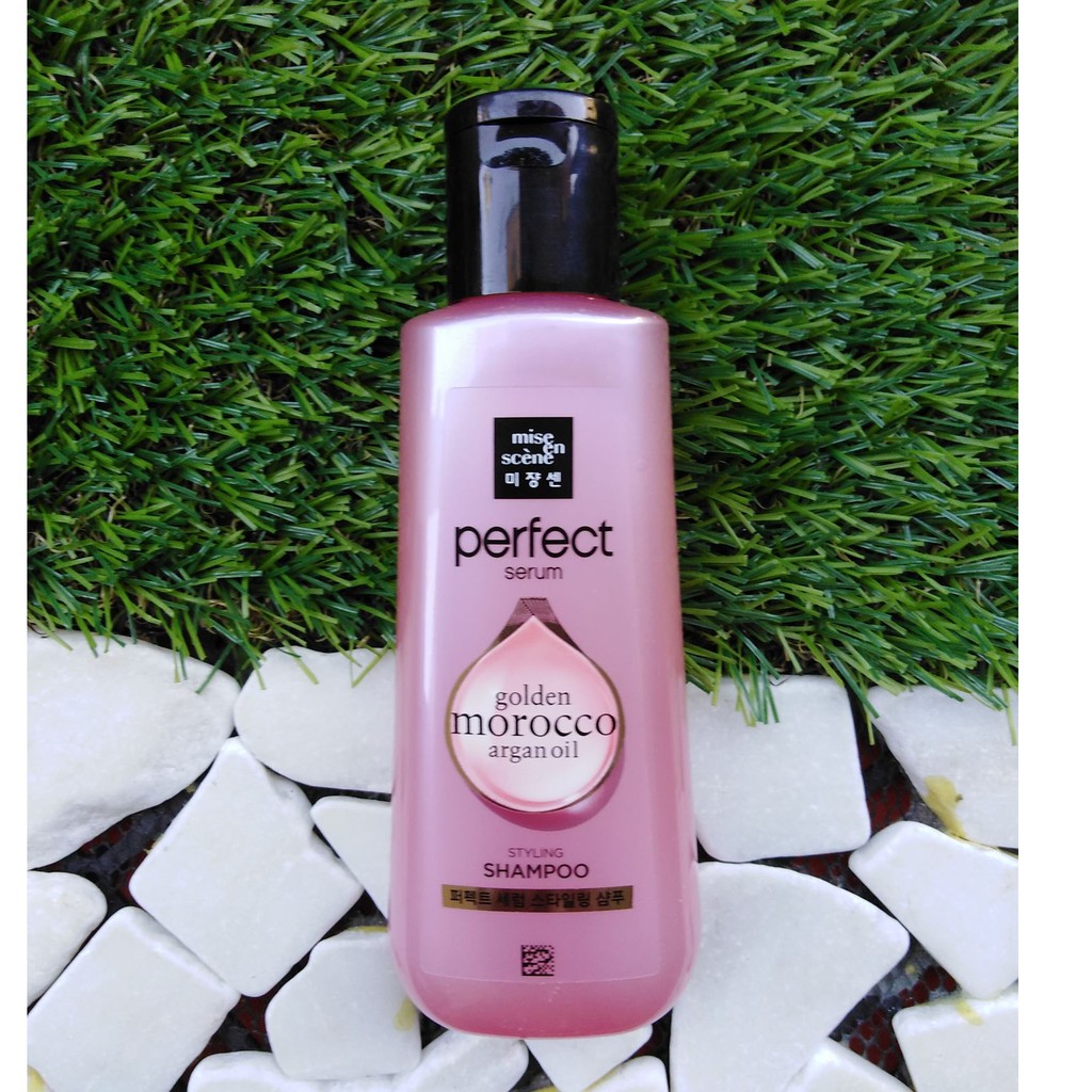 MISE EN SCENE PERFECT SERUM GOLDEN MOROCCO ARGAN OIL STYLING SHAMPOO