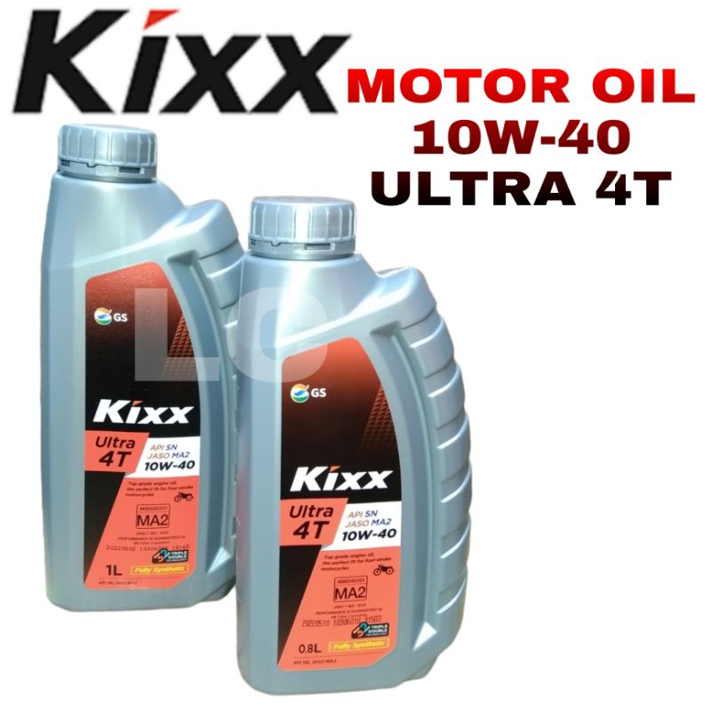 KIXX ULTRA 4T 10W-40 FULLY SYNTHETIC ( 800ml/ 1liter ) | Shopee Philippines