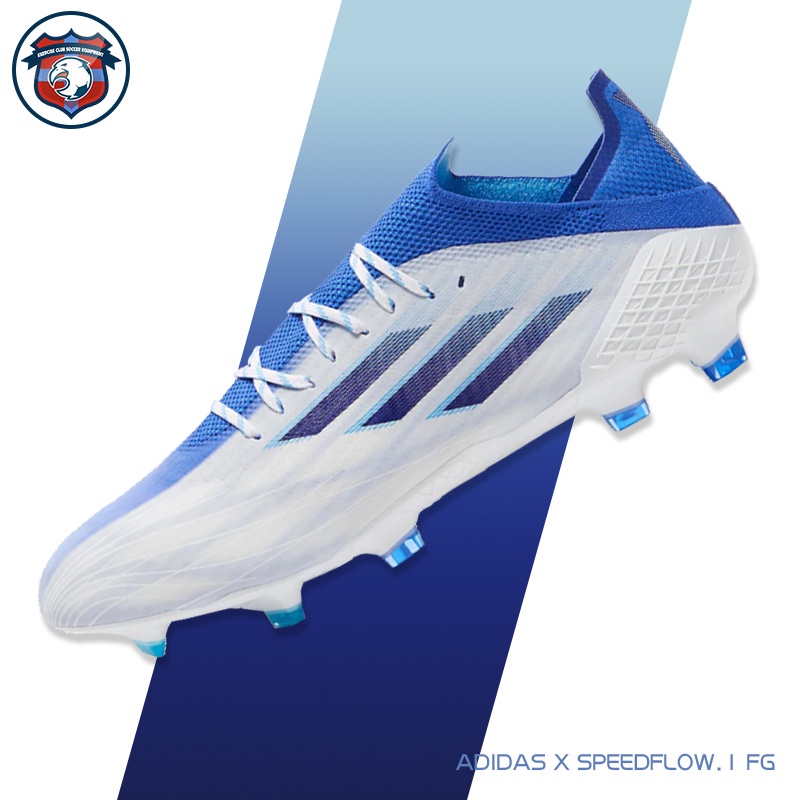 Blue and white adidas football outlet cleats