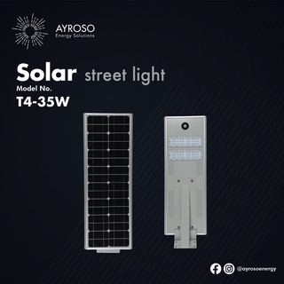 T4- 35W Solar street light | Shopee Philippines