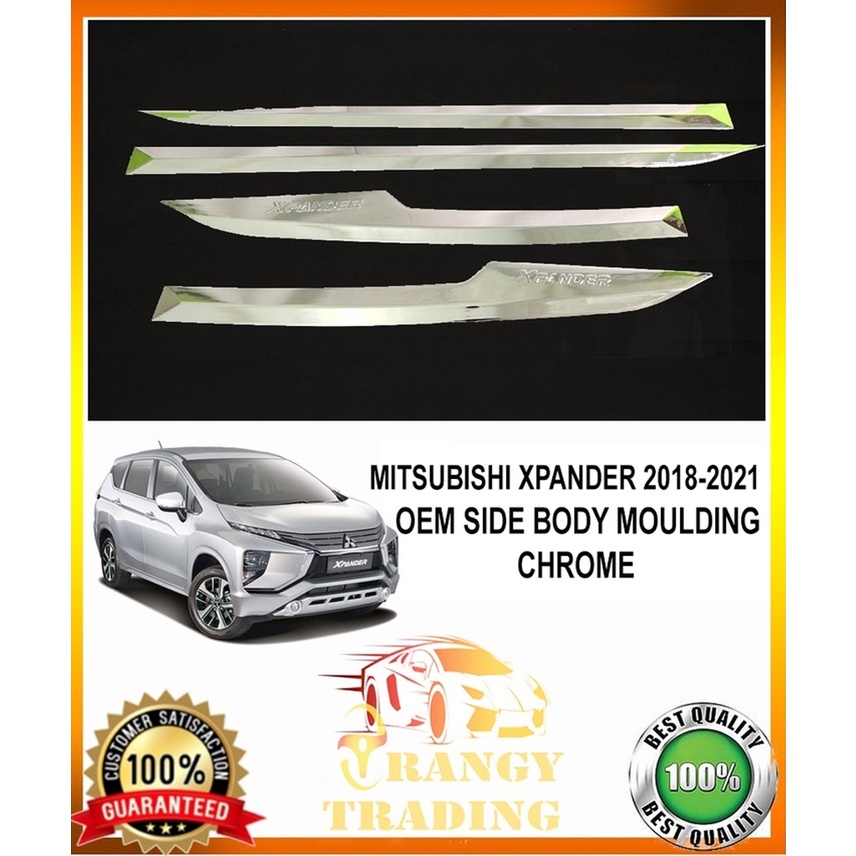 Mitsubishi Xpander 2018 to 2021 OEM Side Body Moulding Trim Chrome 2019