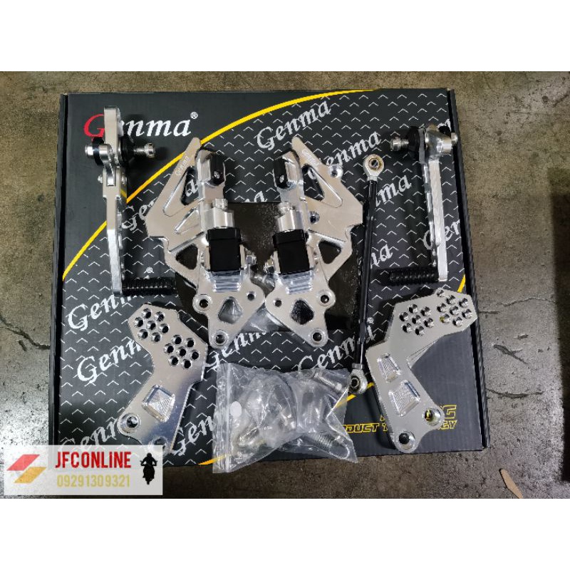 Genma Footrest Single Shifter Raider R150 Carb | Shopee Philippines