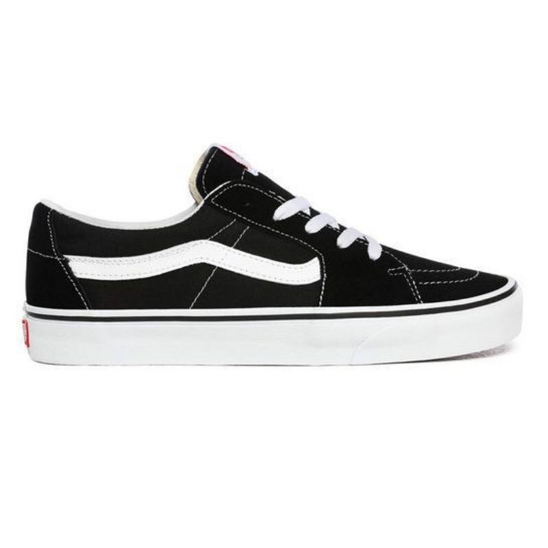 Vans SK8 LOW BLACK WHITE CLASSIC MATERIAL ORIGINAL 100% REAL PICTURE ...