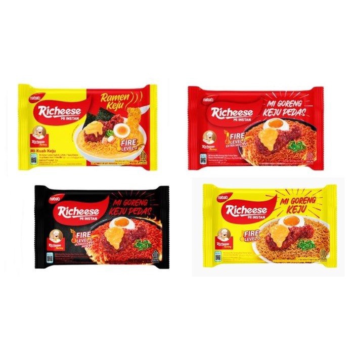 Cheese Fried Richeese Noodles Level 0, Level 3, Level 5 and Richeese ...