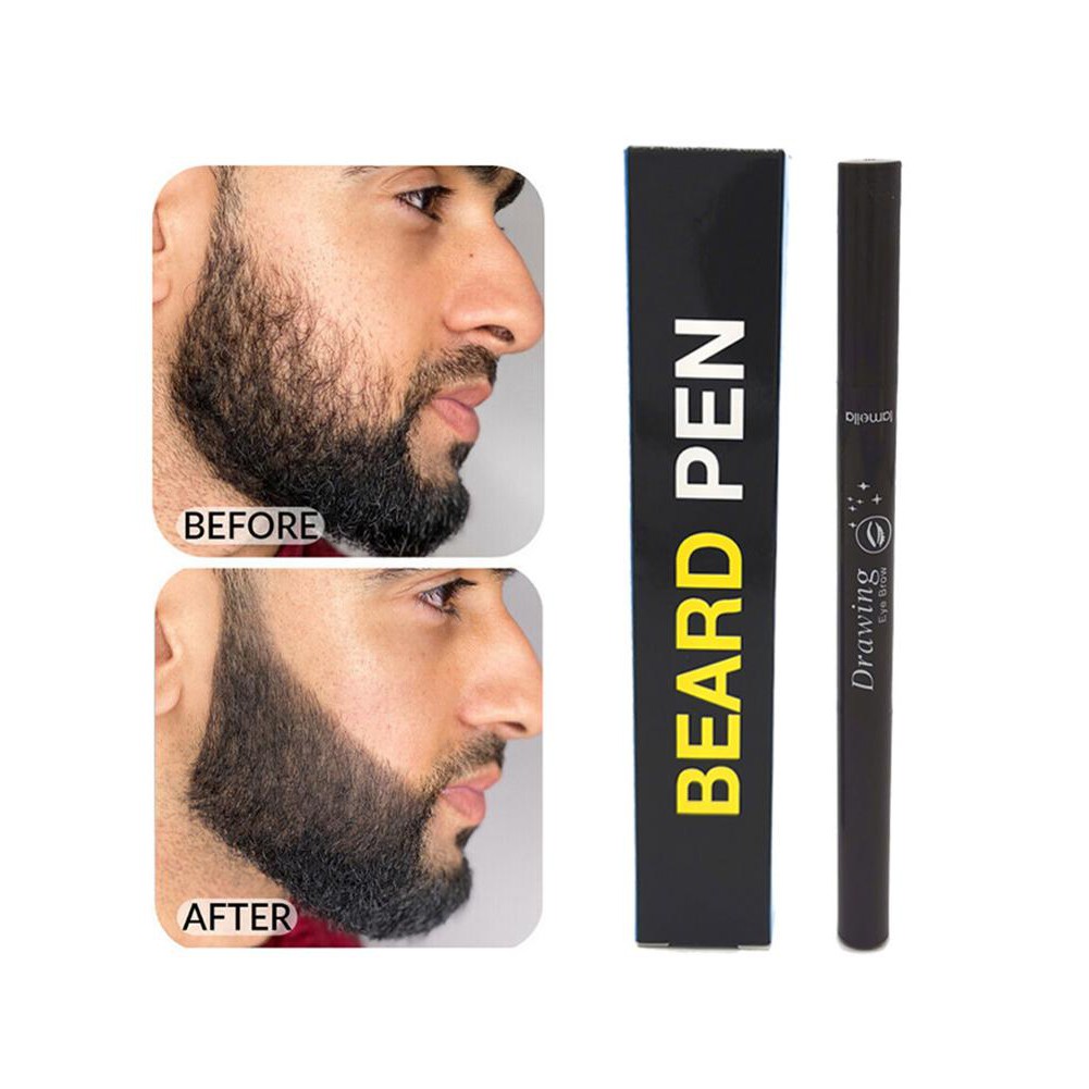 Private Package1pcs Men Beard Growth Pen Facial Hair Mustache Repair Shape Regrowth Enhancer