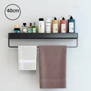 Aluminum Bathroom Shelf Organizer 30-40cm Wall Mounted Storage