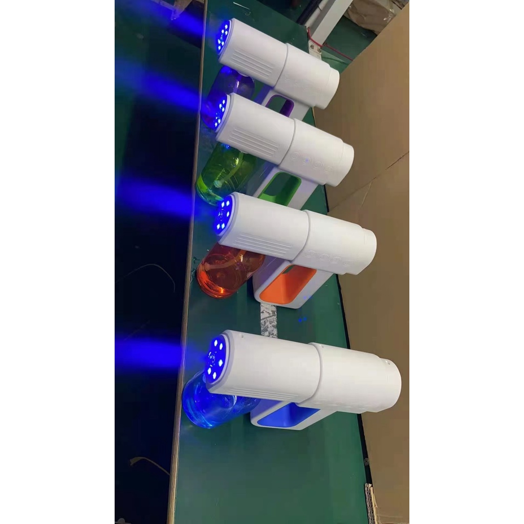 NEW Nano Colored Disinfection Spray Gun Fog Machine Wireless ...