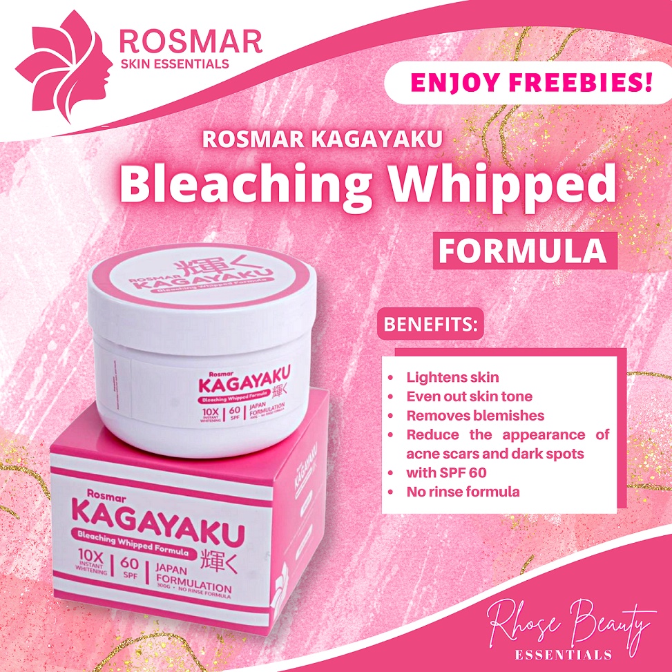 Rosmar Kagayaku Bleaching Whipped Cream Shopee Philippines