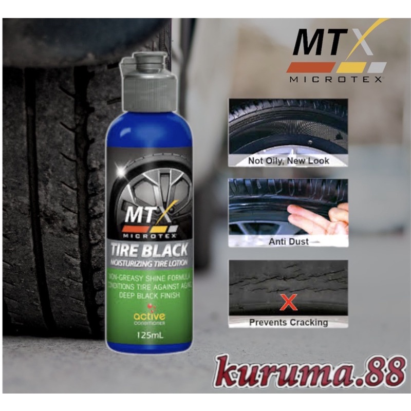Microtex (MTX) Tire Black - Moisturizing Tire Lotion 125ml | Shopee ...