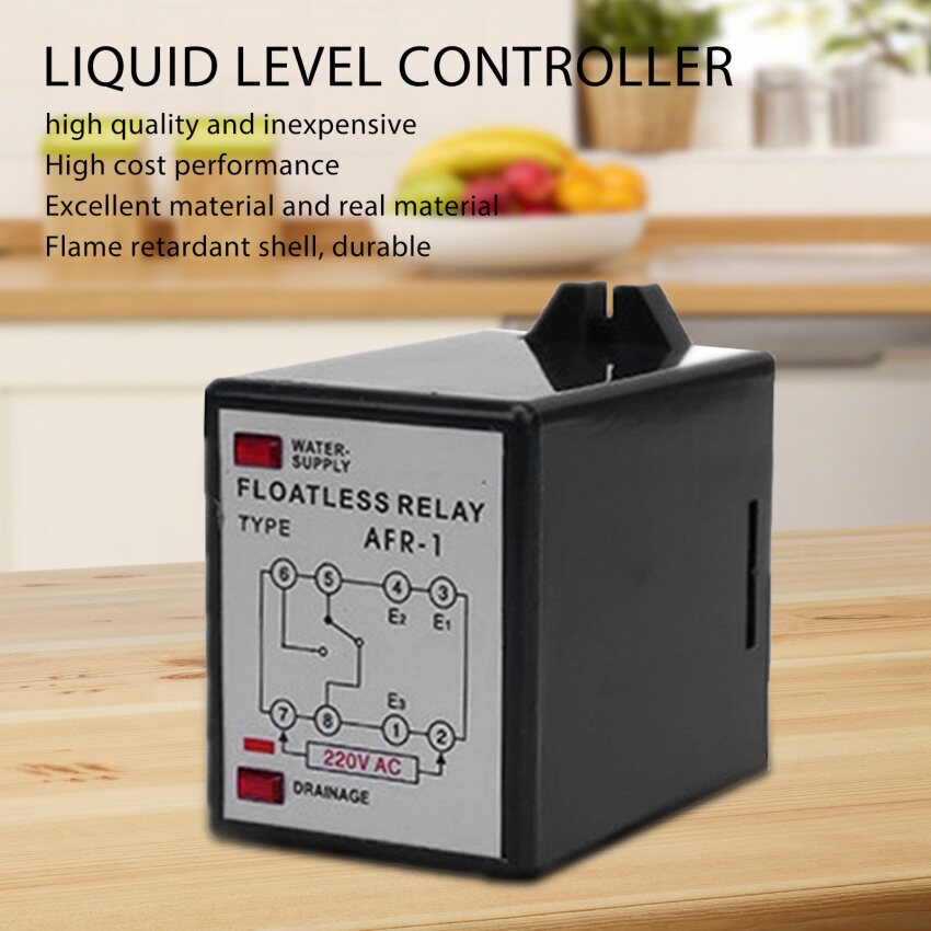 AC 220V Relays Floatless Level Switch Sensor Liquid Level Control Relay
