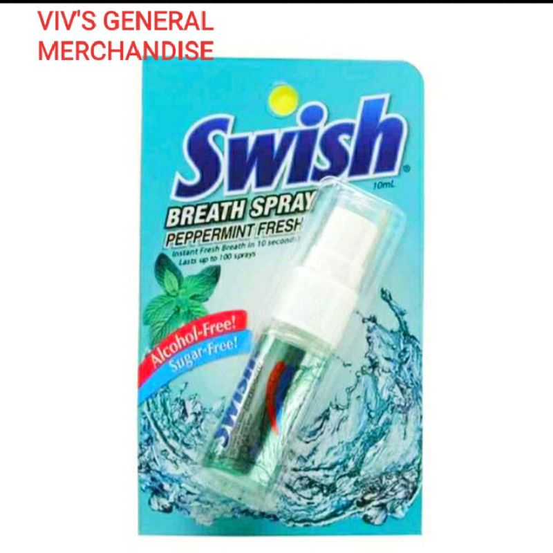Swish Breath Spray Peppermint Fresh ( 10 ml ) Shopee Philippines