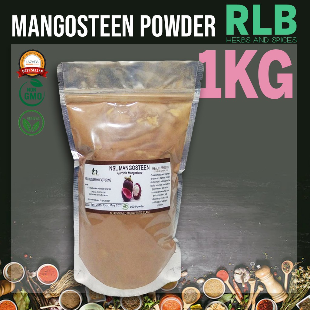 1 Kilogram Organic Pure Natural Mangosteen Powder Antiinflammatory