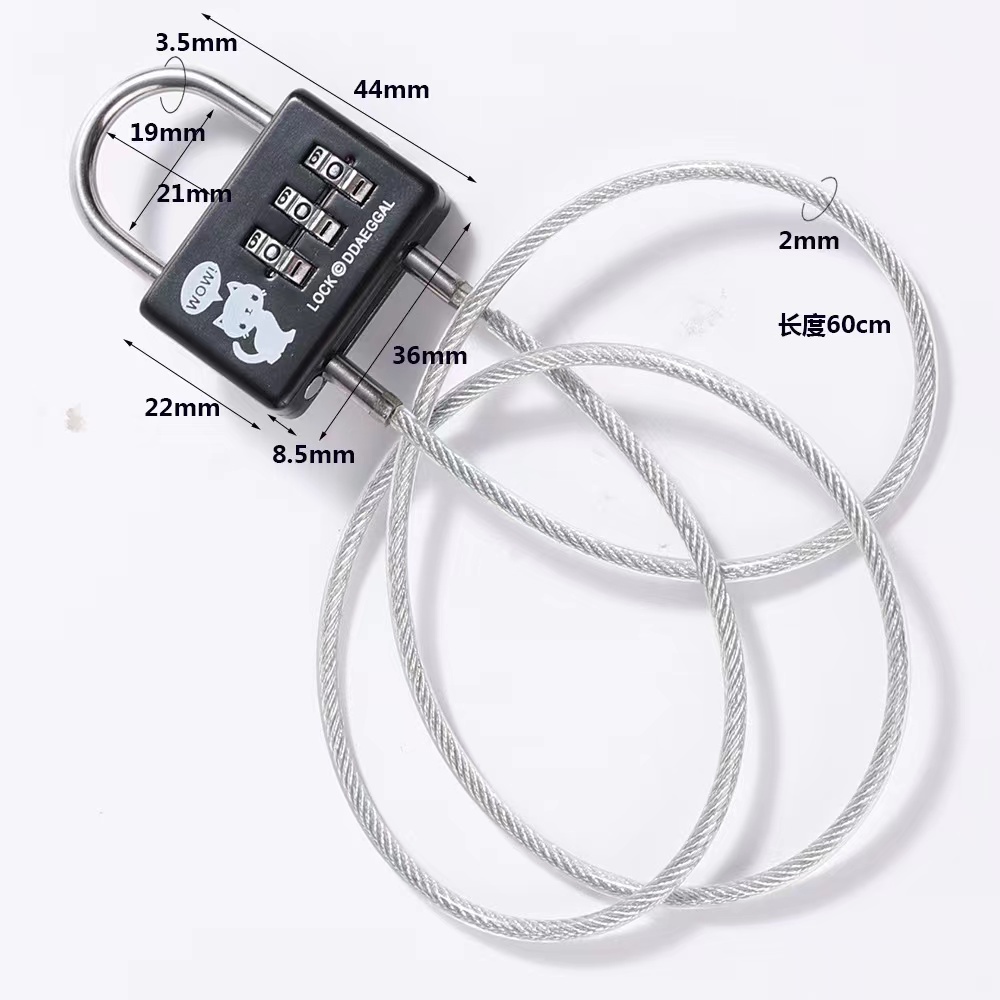 RESETTABLE COMBINATION DIGITAL LOCK PADLOCK WITH CHAIN Shopee Philippines