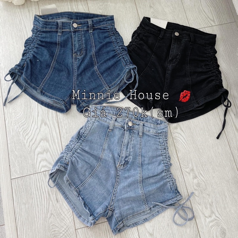 High Waisted Drawstring Shorts