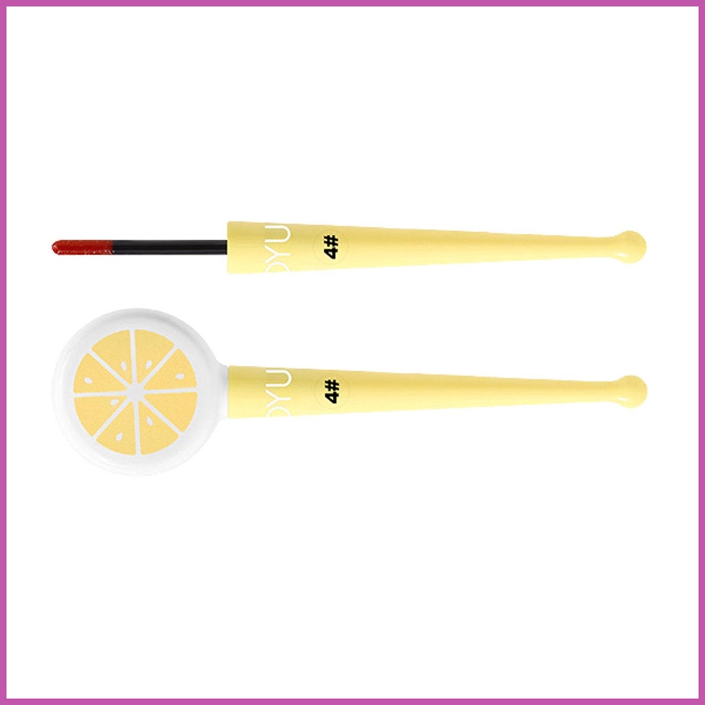 Liquid Lipstick Cute Lollipop Lip Gloss Mousse Lip Mud Lollipop Shaped