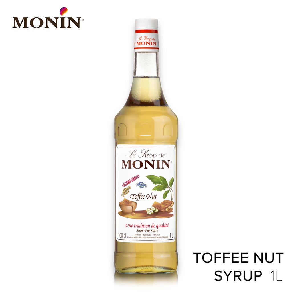 MONIN Toffee Nut Syrup 1L Shopee Philippines