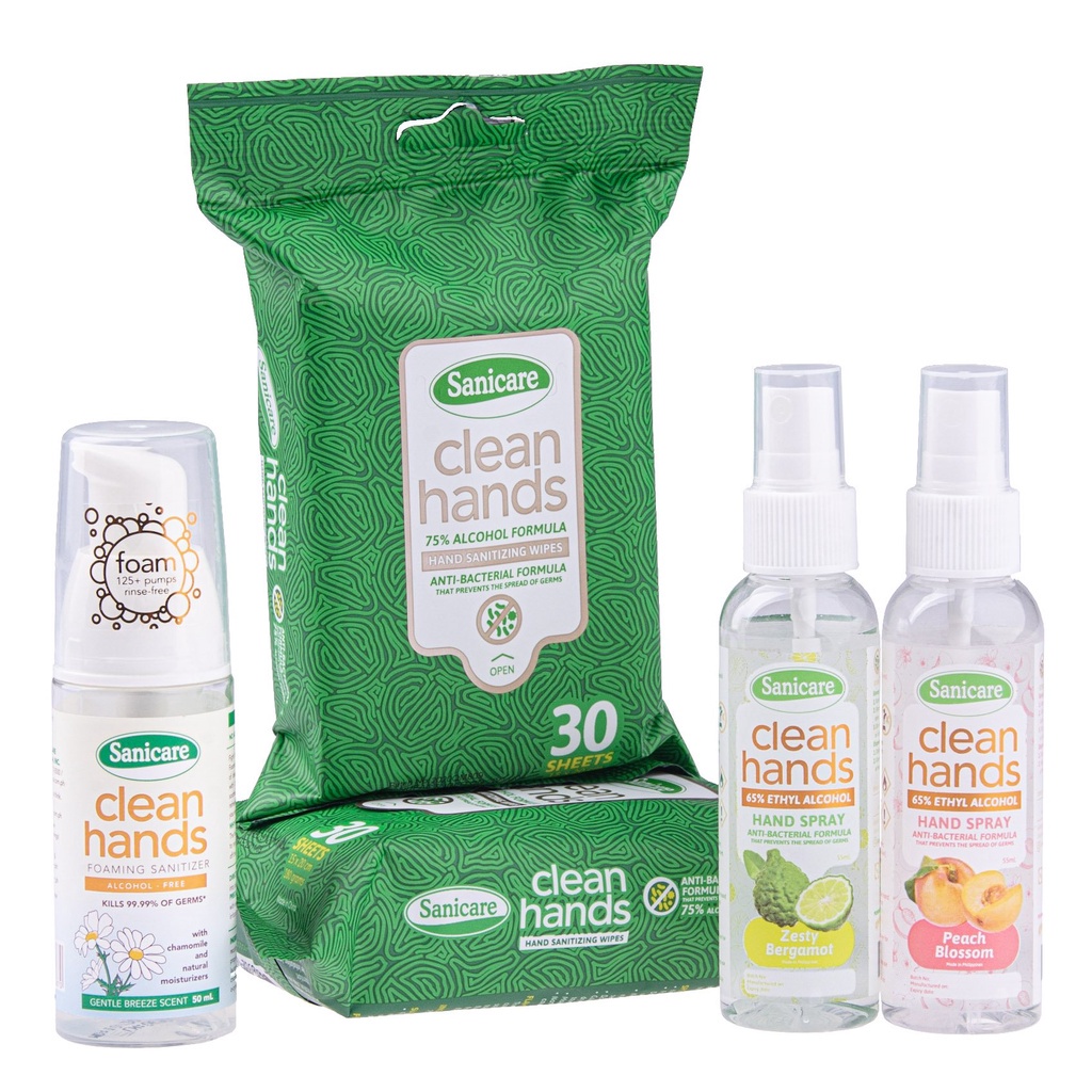 Sanicare Wound Care / Hand Sanitizer with Antibacterial Formula / BandAid YOU CHOOSE