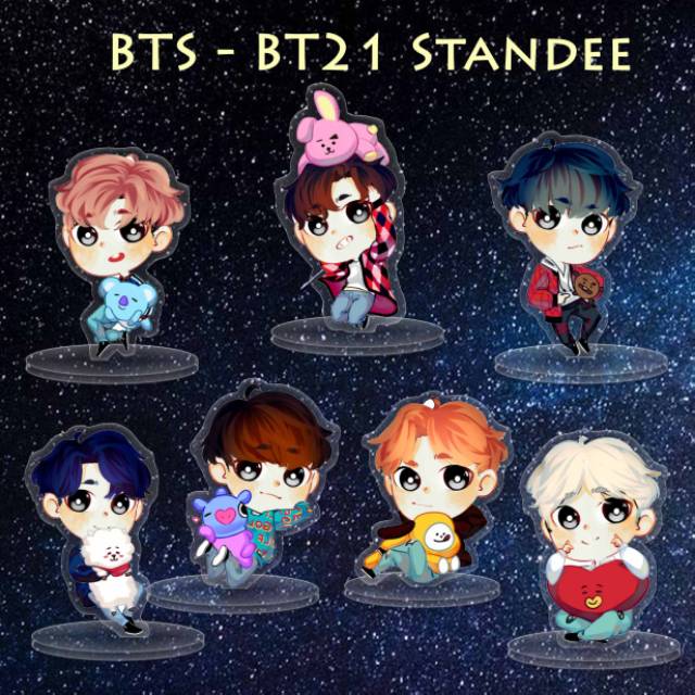 [STANDEE] BTS BT 21 acrylic figurine doll action figure fanart | Shopee ...