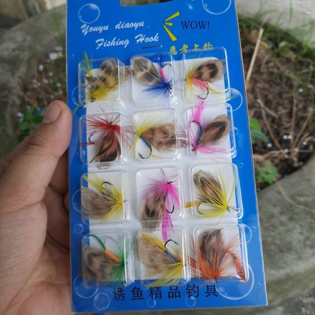 Fake feather insect mosquito bait for fishing with minnows, ditches ...