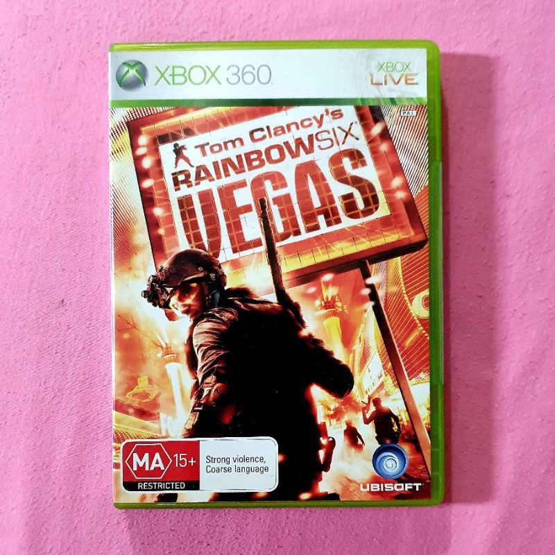 Xbox 360 Game Tom Clancy's Rainbow Six Vegas (with freebie) | Shopee ...