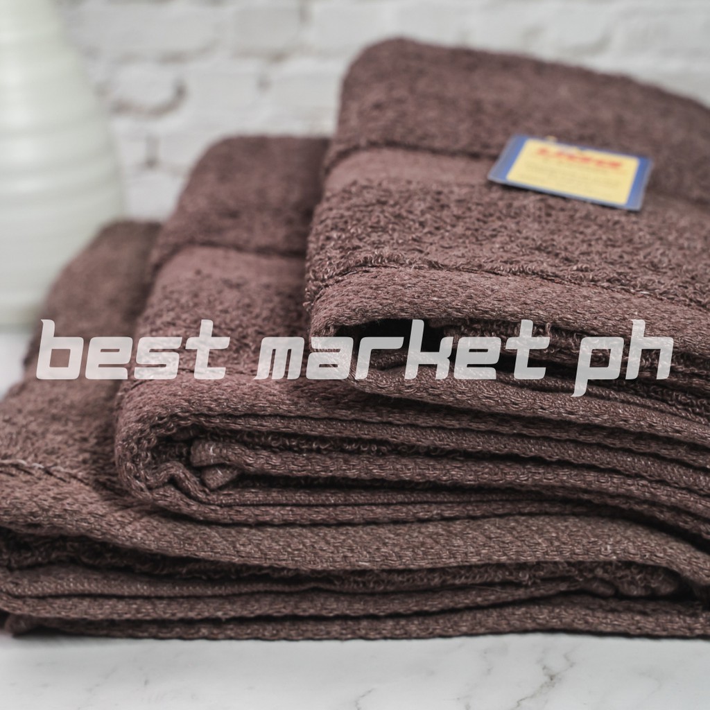 UGG 1 Piece Plain Chocolate Brown Bath Towel (Tuwalya) Shopee Philippines