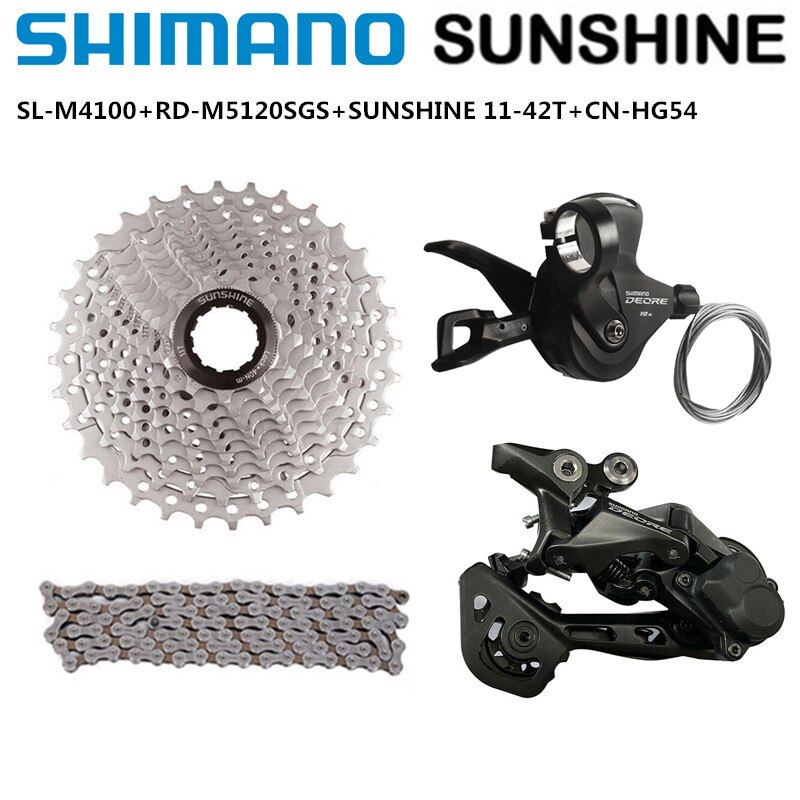 Shimano Deore RD-M5120 SL-M4100 セット Shimano M4100 Shimano