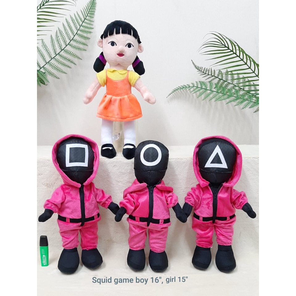 Squid Game Girl Doll Size 40cm 1Set 4PCS Shopee Philippines