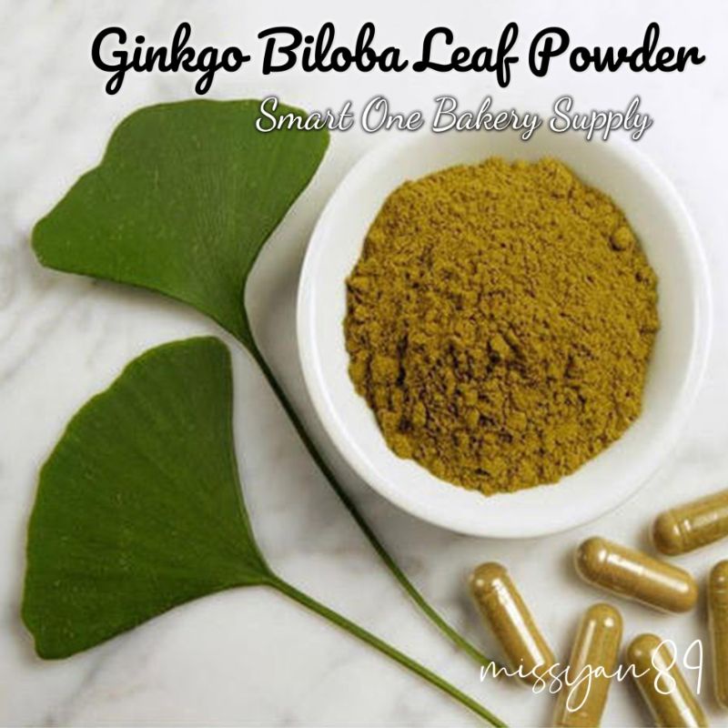 Pure Ginkgo Biloba Leaf Powder Gingko Leaf Powder Ginkgo Biloba Extract