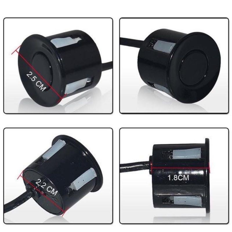 4PARKING SENSORS CAR REVERSE BACKUP LED DISPLAY CAR AUTO CAR PARKING ...