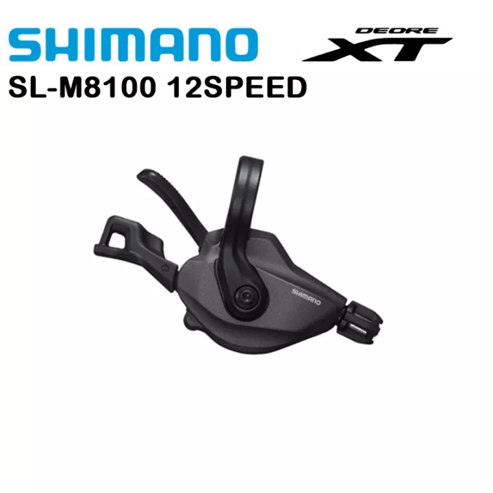 SHIMANO XT M8100 Shifter 2x12 Speed MTB Mountain Bike Shifter Bicycle ...