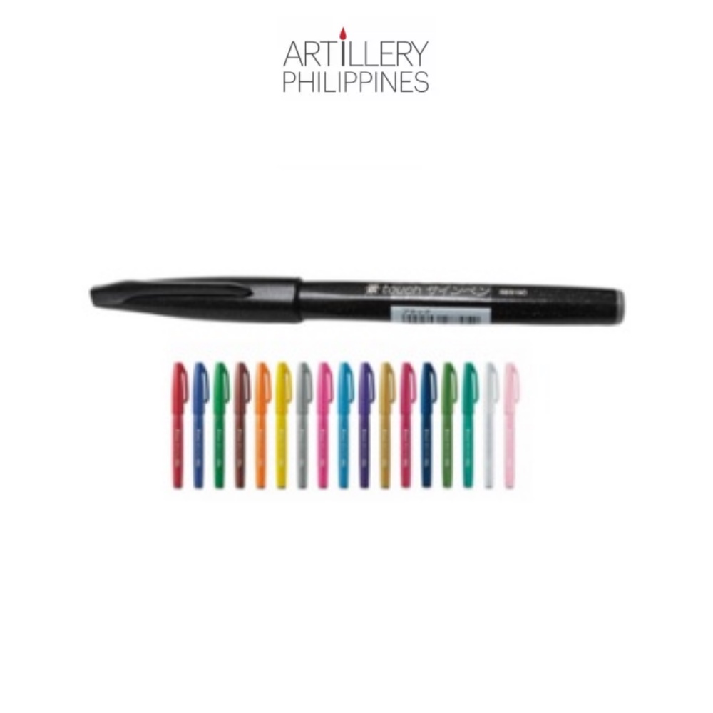 Pentel Fude Touch Brush Sign Pen New 2020 Colors for Calligraphy ...