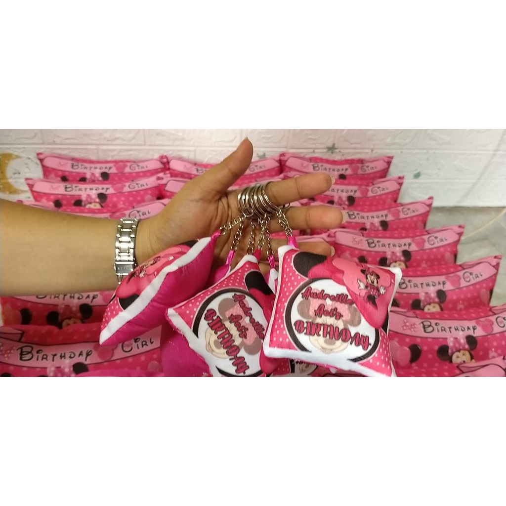 KEYCHAIN PILLOW 3x3 with FREE INDIVIDUAL PACKAGING and FREE THANK YOU ...